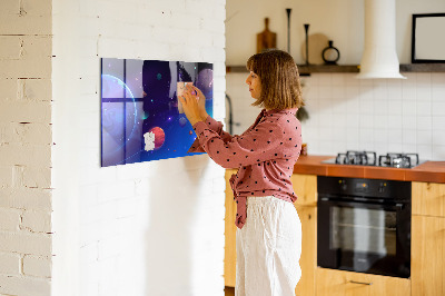 Painel magnético Planetas galáxia