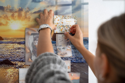 Quadro magnético decorativo Pôr do sol na praia