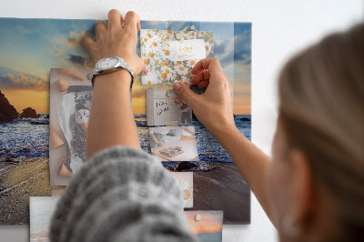 Quadro magnético decorativo Pôr do sol na praia