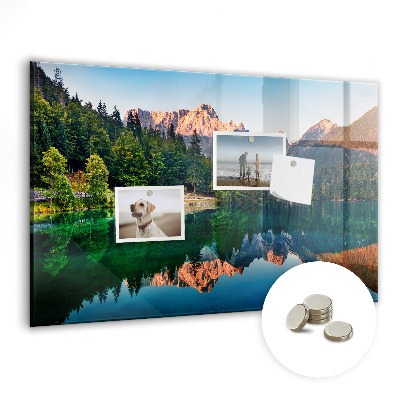 Quadro magnético de parede Paisagem do lago