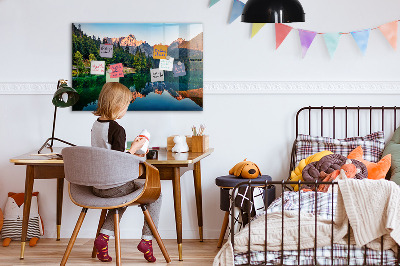 Quadro magnético de parede Paisagem do lago