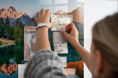 Quadro magnético de parede Paisagem do lago