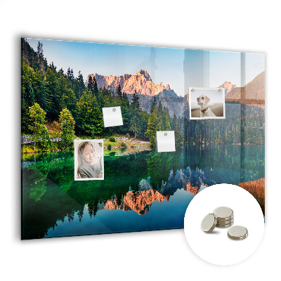 Quadro magnético de parede Paisagem do lago