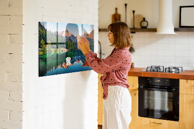 Quadro magnético de parede Paisagem do lago