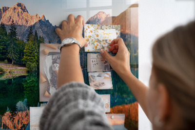 Quadro magnético de parede Paisagem do lago