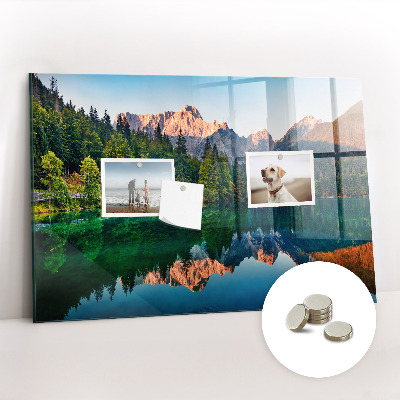 Quadro magnético de parede Paisagem do lago