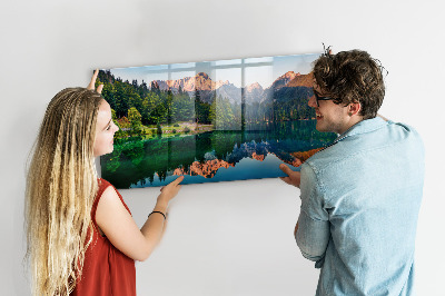 Quadro magnético de parede Paisagem do lago
