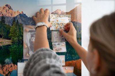 Quadro magnético de parede Paisagem do lago