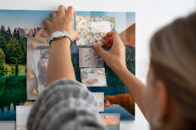 Quadro magnético de parede Paisagem do lago