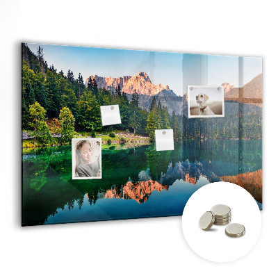 Quadro magnético de parede Paisagem do lago