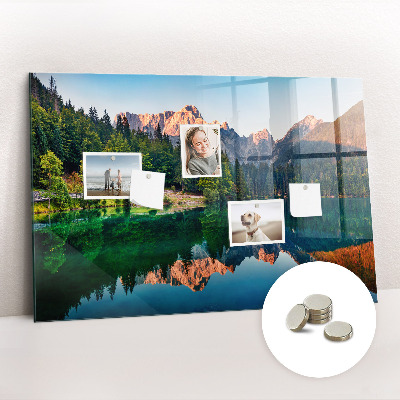Quadro magnético de parede Paisagem do lago