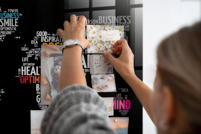 Painel magnético Mapa mundial positivo