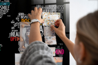 Painel magnético Mapa mundial positivo