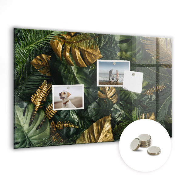 Quadro magnético decorativo Folhas da selva