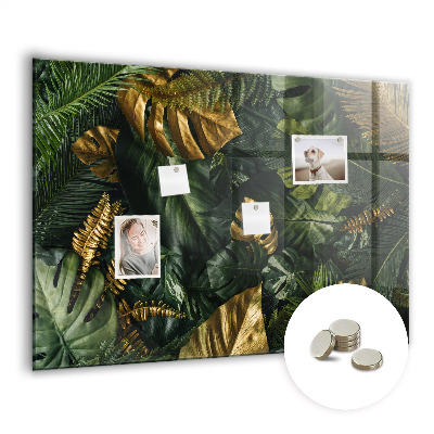 Quadro magnético decorativo Folhas da selva