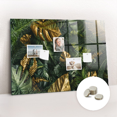 Quadro magnético decorativo Folhas da selva