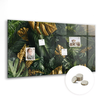 Quadro magnético decorativo Folhas da selva