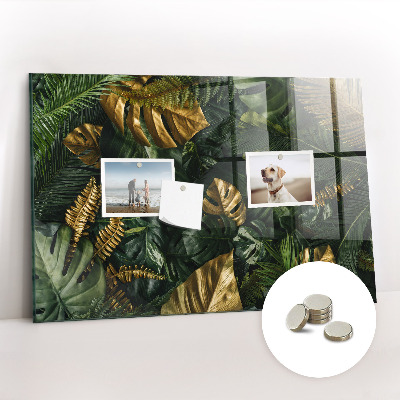 Quadro magnético decorativo Folhas da selva