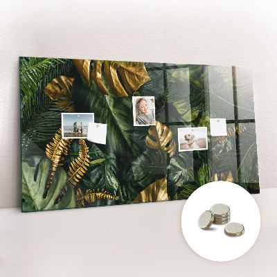 Quadro magnético decorativo Folhas da selva