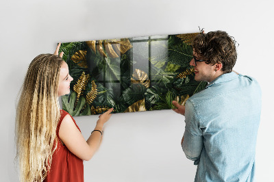 Quadro magnético decorativo Folhas da selva