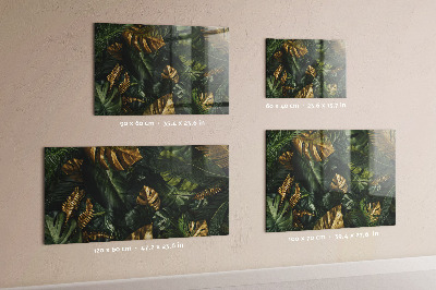 Quadro magnético decorativo Folhas da selva
