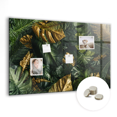 Quadro magnético decorativo Folhas da selva