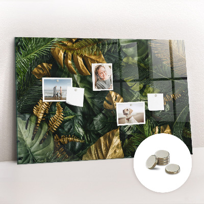Quadro magnético decorativo Folhas da selva