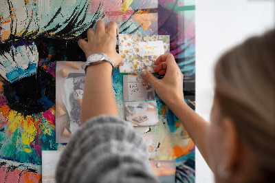 Quadro magnético de parede A pupila do olho humano