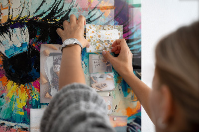 Quadro magnético de parede A pupila do olho humano