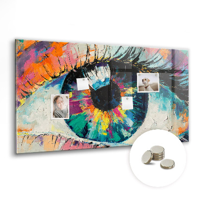 Quadro magnético de parede A pupila do olho humano