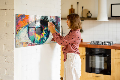 Quadro magnético de parede A pupila do olho humano