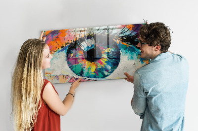 Quadro magnético de parede A pupila do olho humano