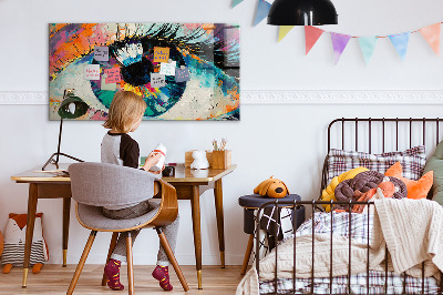 Quadro magnético de parede A pupila do olho humano