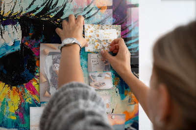 Quadro magnético de parede A pupila do olho humano