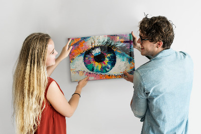 Quadro magnético de parede A pupila do olho humano