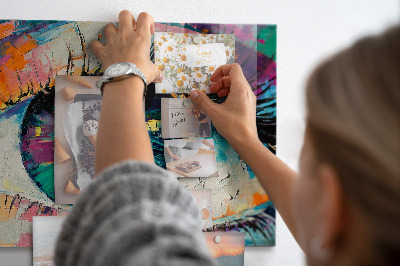 Quadro magnético de parede A pupila do olho humano