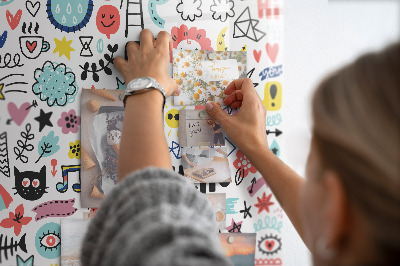 Quadro magnético decorativo Imagens esboços