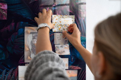 Quadro magnético de parede Flores exóticas