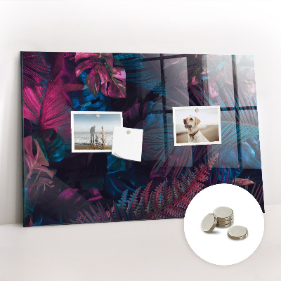 Quadro magnético de parede Flores exóticas