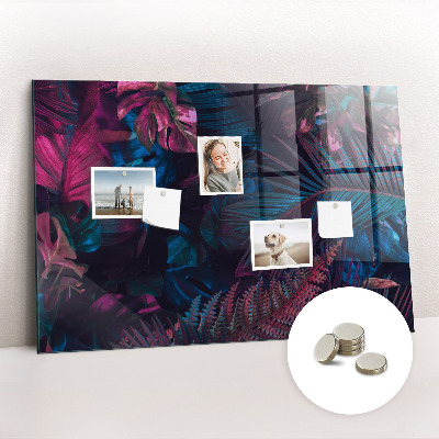 Quadro magnético de parede Flores exóticas