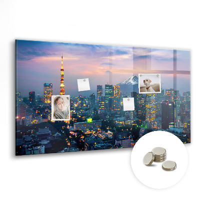 Quadro magnético decorativo Cidade à noite