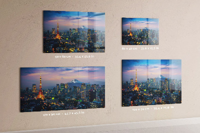 Quadro magnético decorativo Cidade à noite