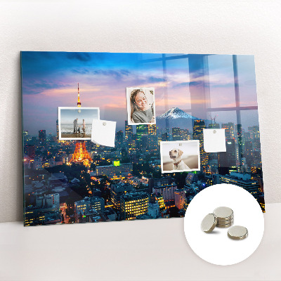 Quadro magnético decorativo Cidade à noite