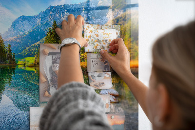 Painel magnético Paisagem de montanhas fluviais