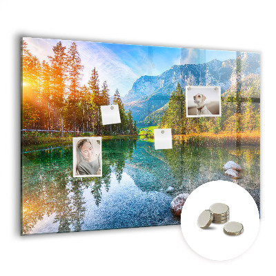 Painel magnético Paisagem de montanhas fluviais