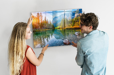 Painel magnético Paisagem de montanhas fluviais