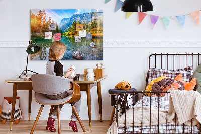 Painel magnético Paisagem de montanhas fluviais