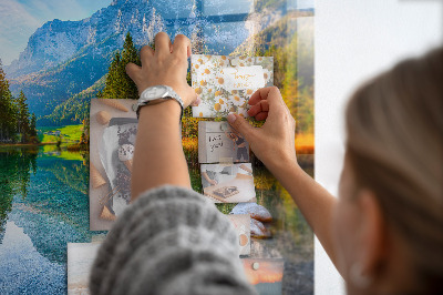 Painel magnético Paisagem de montanhas fluviais