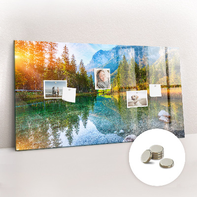 Painel magnético Paisagem de montanhas fluviais