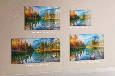 Painel magnético Paisagem de montanhas fluviais